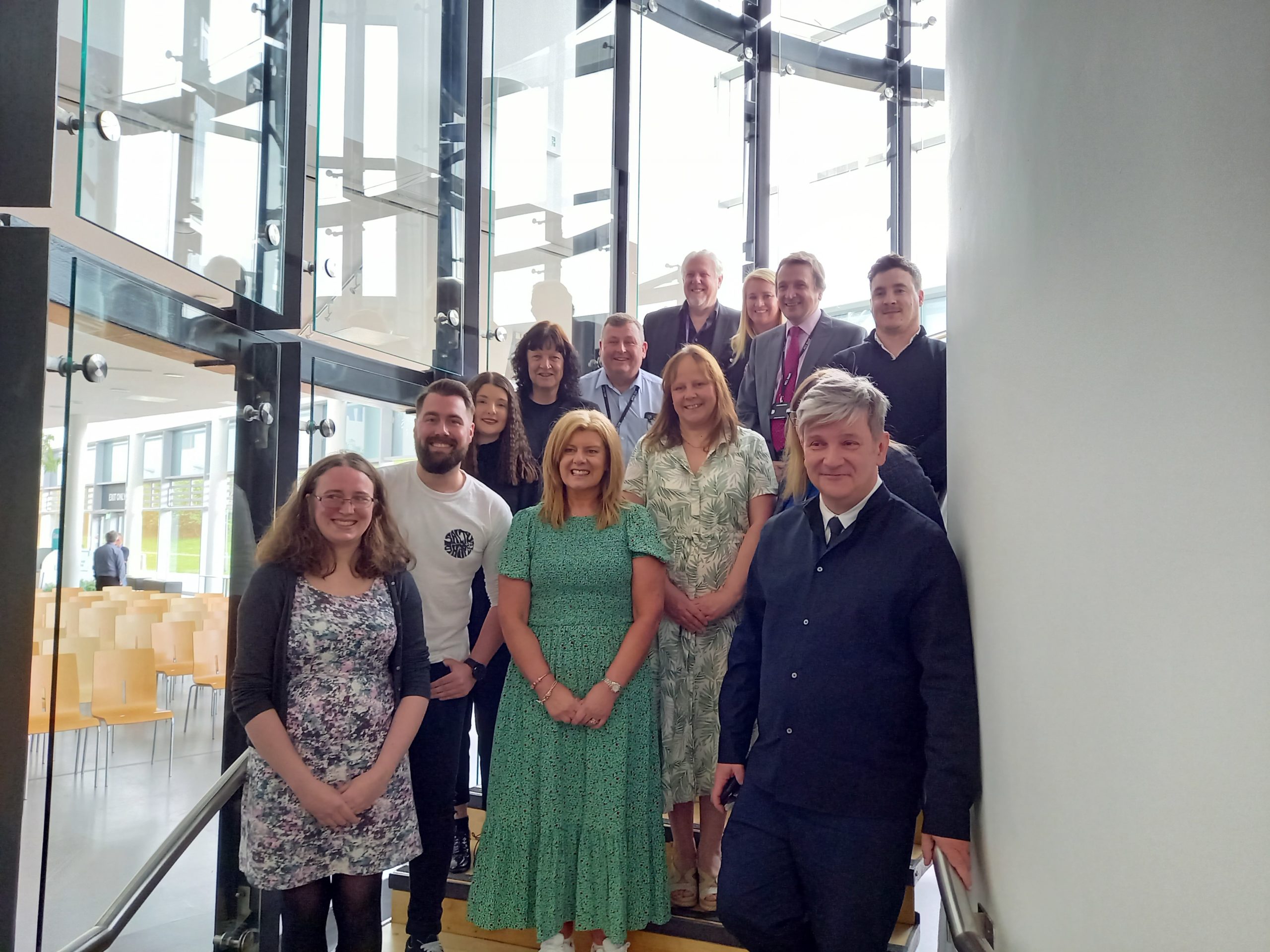 New College Lanarkshire presentation team